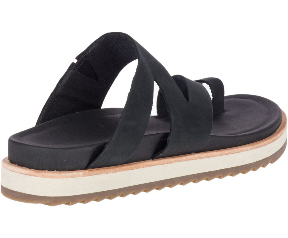 Merrell Sandals Black - Juno Wrap - Womens 25UDGAVOR